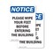 Signmission Please Wipe Your Feet Before Entering, 7 in W x Rectangle, Vinyl Decal OS-2PACK-NS-D-710-V-17659 - alternate 1